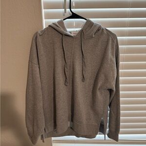 Pink Rose Gray Hoodie